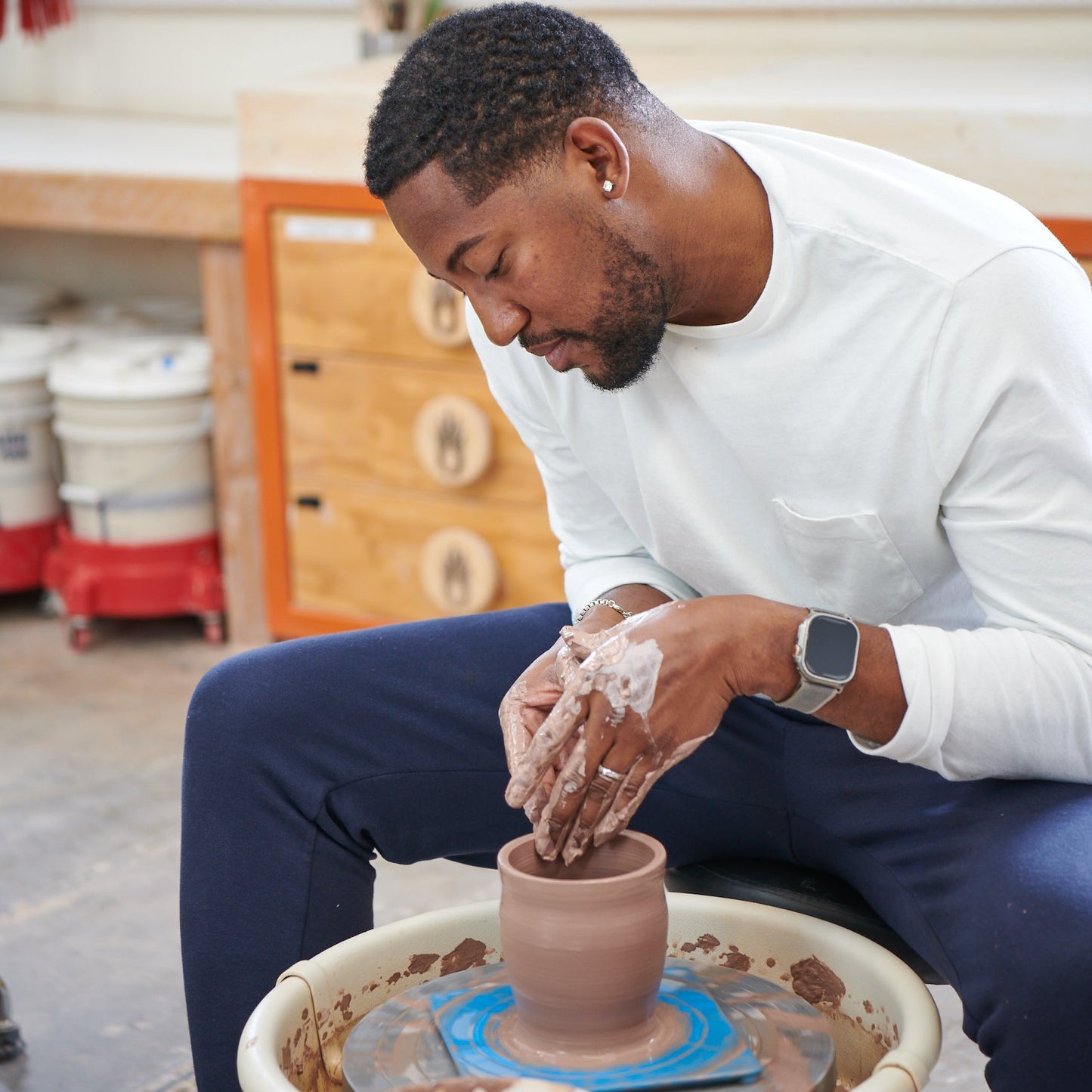 Drop-In Wheel Throwing