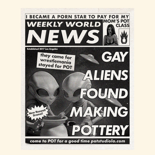 Gay Aliens Tabloid Tee